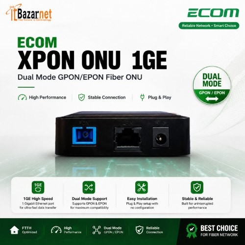 Ecom Xpon ONU 1G Dual Mode EponGpon Both Support Image