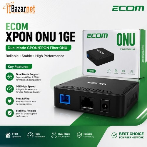 Ecom Xpon ONU 1G Dual Mode EponGpon Both Support Image