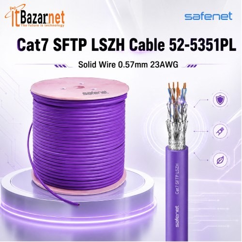SAFENET Cat7 SFTP LSZH Solid Cable 23AWG 305M Image