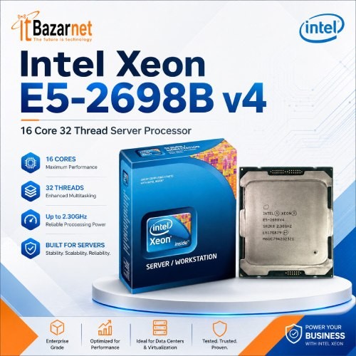 Server Processor Intel Xeon E5-2698B v4 16 Core 32 Thread 2.0GHz LGA2011-3 40MB Cache Image