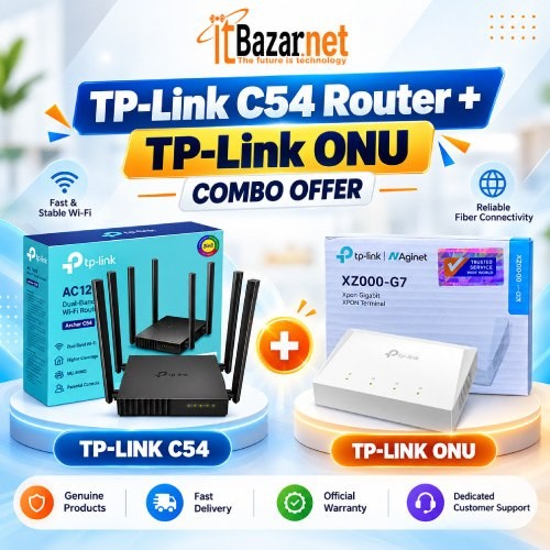 TPLink C54 Router + TPLink XPON ONU Combo Offer