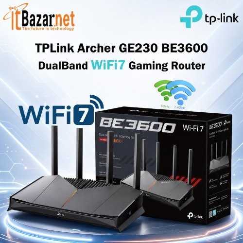 TPLink Archer GE230 BE3600 DualBand WiFi7 Gaming Router Image