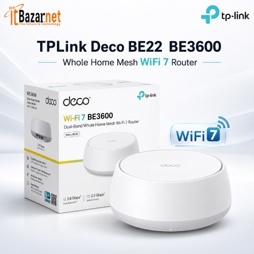 TPLink Deco BE22  BE3600 Whole Home Mesh WiFi 7 Router