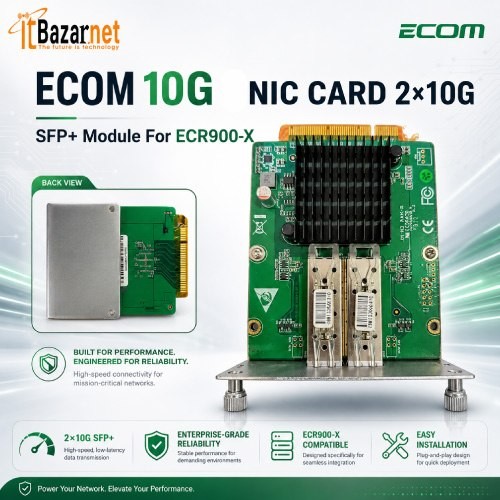 Ecom 10G Nic Card 2Port For ECR900 Image