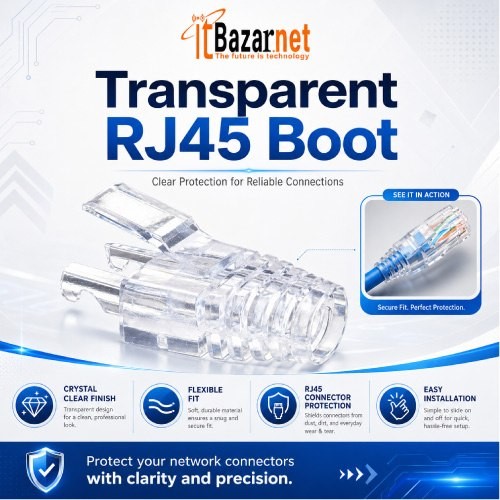 RJ45 Boot Cap Transparent Image