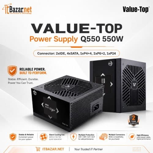 ValueTop Neo Q550 Real 550W Power Supply Image