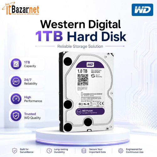 Western Digital 1TB Internal Hard Disk