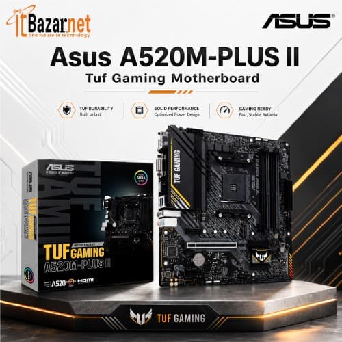 ASUS TUF GAMING A520M-PLUS II Motherboard Image