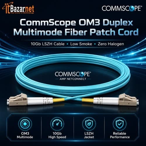 OM3 Fiber Patch Cord Duplex Multimode 5M Image