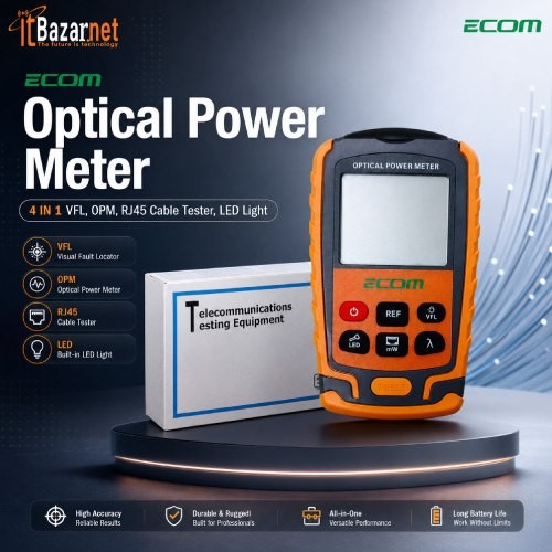 Ecom Optical Power Meter with VFL 4-in-1