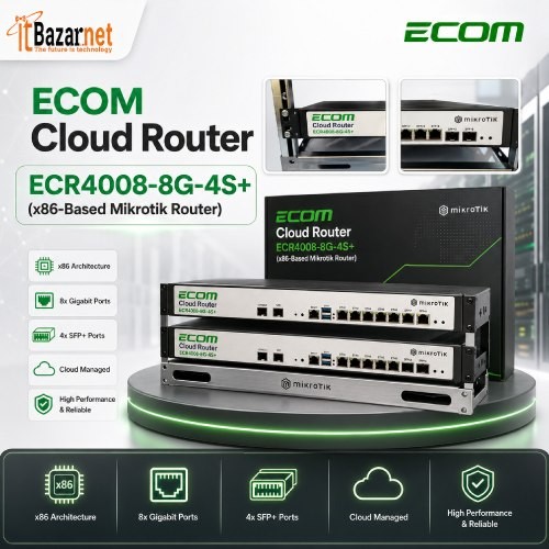 ECOM Cloud Router ECR4008-8G-4S+ Image