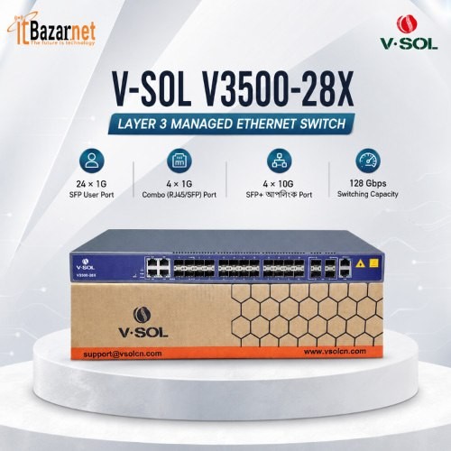VSOL V3500 Managed Ethernet Switch 28G Layer 3