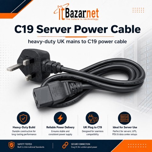 C19 Power Cable IEC 60320 C19 (Female) Image