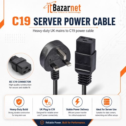 C19 Power Cable IEC 60320 C19 (Female) Image