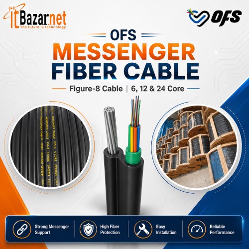 OFS Messanger Fiber Cable Figure-8Cable 6, 12 & 24 Core Image