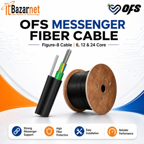 OFS Messanger Fiber Cable Figure-8Cable 6, 12 & 24 Core Image
