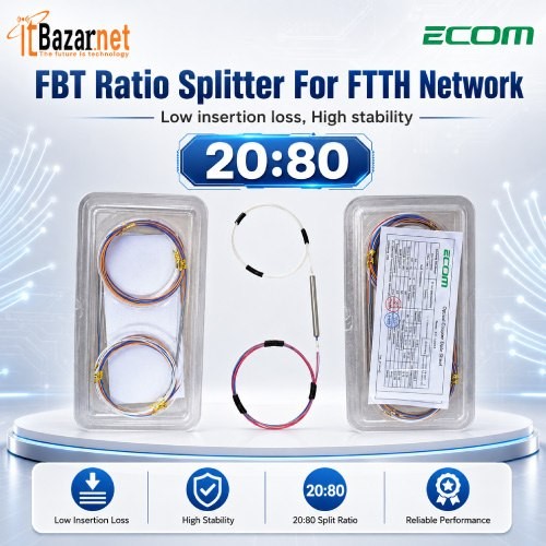 FBT Ratio Splitter (Fused Biconical Taper Ratio Splitter) Image