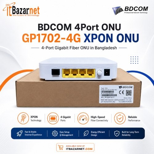 BDCOM 4Port ONU GP1702-4G XPON ONU