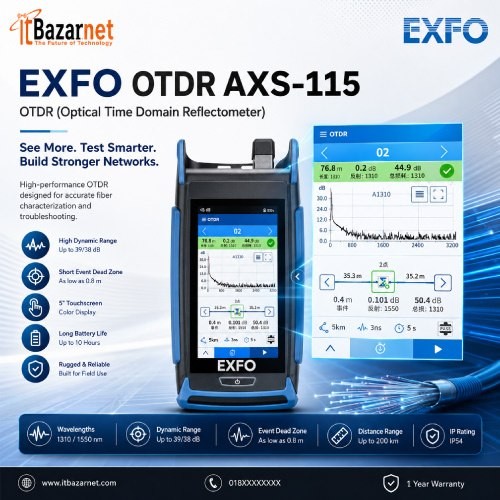 EXFO OTDR AXS-115 OTDR (Optical Time Domain Reflectometer) Image