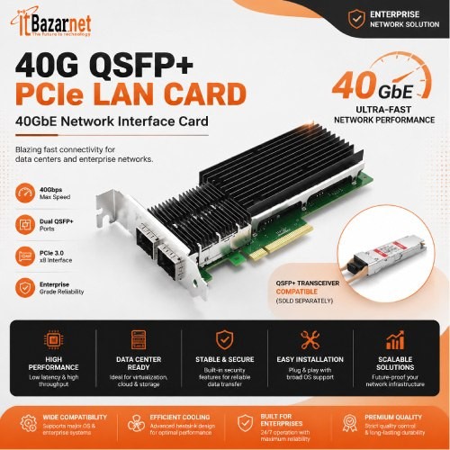 40G QSFP+ PCIe LAN Card