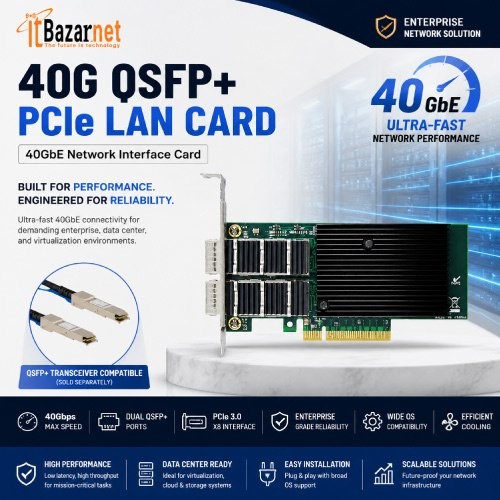 40G QSFP+ PCIe LAN Card Image