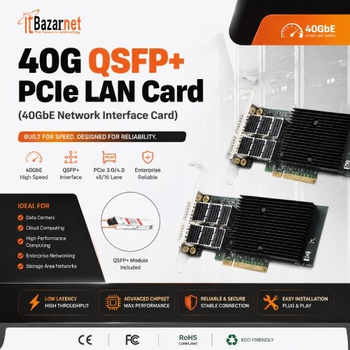 40G QSFP+ PCIe LAN Card Image
