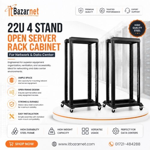 22U OPEN SERVER RACK CABINET Image