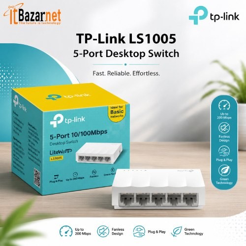 TPLink LS1005 5-Port 10100Mbps Switch