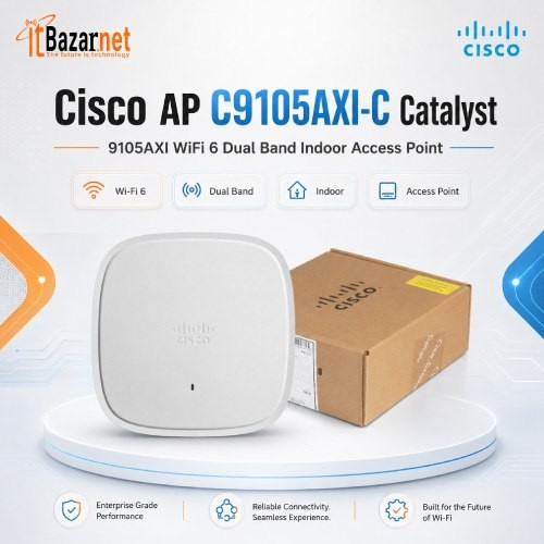 Cisco Ap C9105AXI-C Catalyst 9105AX WiFi6 Indoor Wireless Access Point Image