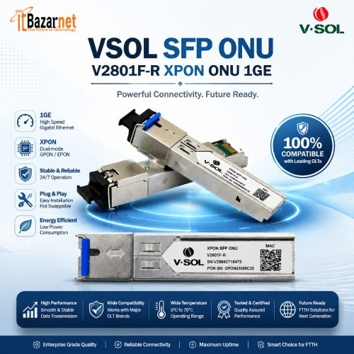 VSOL SFP ONU V2801F-R XPON Dual Mode EPONGPON
