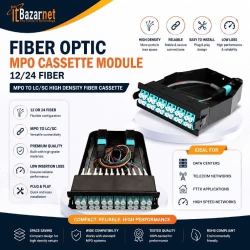 Fiber Optic MPO Cassette Module Image