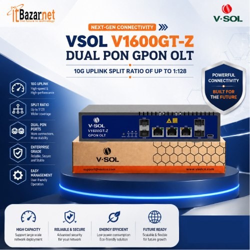 VSOL GPON OLT V1600GT-Z 2Port GPON with 10GE SFP+ Uplink Image