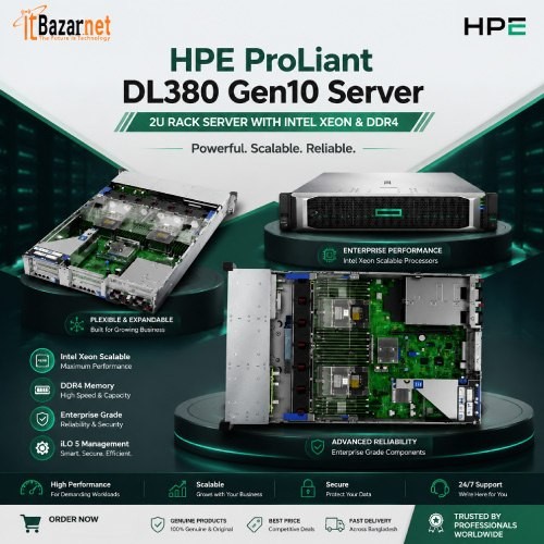 HPE ProLiant Server DL380 Gen10 Server 2U Rack Server
