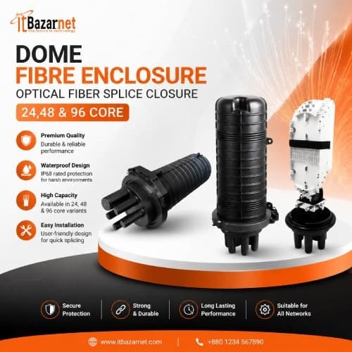 Fibre Enclosure Dome Type Optical Fiber Splice Closure Image