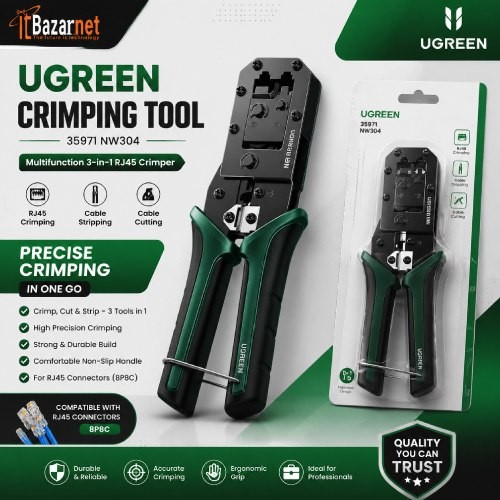 UGREEN Crimping Tool 35971 NW304 Multifunction  3-in-1 RJ45 Crimper