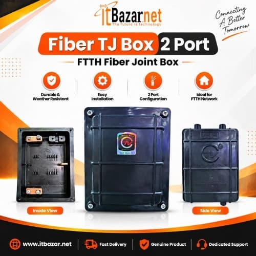 2Port Fiber TJ Box FTTH Fiber Joint Box Image
