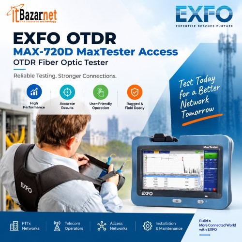 EXFO OTDR MAX-720D MaxTester Fiber Optic Tester Image
