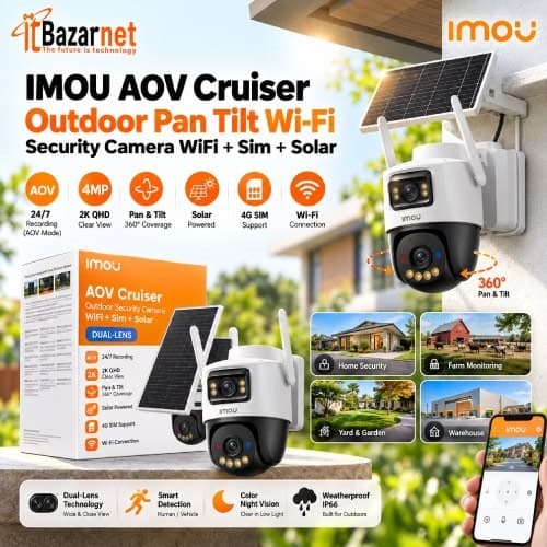 IMOU Cruiser Outdoor Pan Tilt WiFi+Sim+Solar Camera