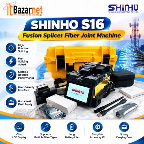 SHINHO S16 Fusion Splicer 4Motor Fiber Joint Machine Image