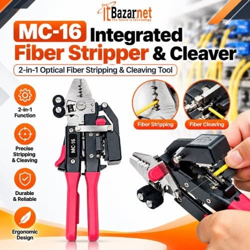 Fiber Stripper With Cleaver 2in 1 Optical Fiber Tool