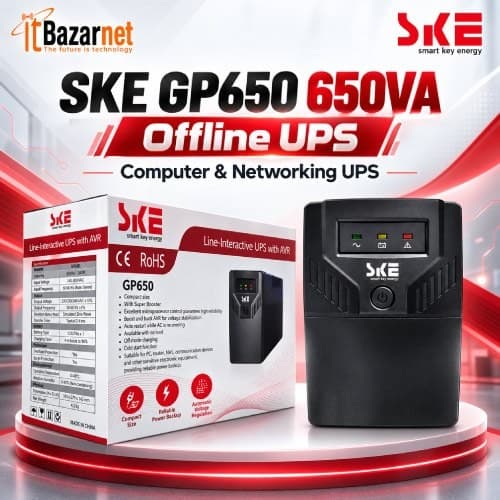 SKE Offline UPS GP650 650VA Computer UPS Image