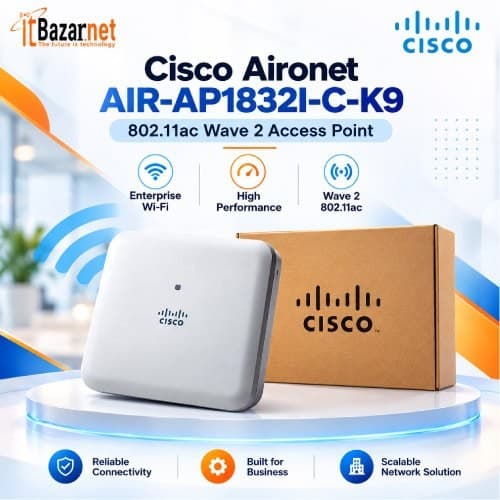 Cisco Indoor Ap AIR AP1832I-C-K9 Aironet 1832I 802.11ac Wave2