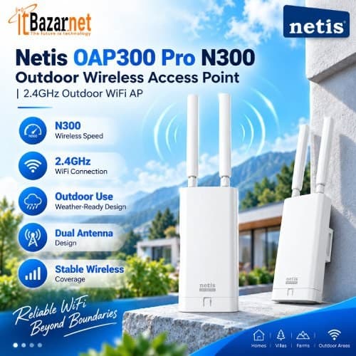 Netis Outdoor AP OAP300 Pro N300 Wireless Access Point Image