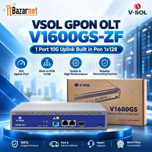 VSOL GPON OLT V1600GS-ZF 1Port 10G Uplink Built in Pon Image