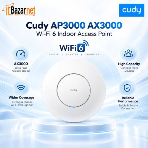 Cudy Indoor AP3000 AX3000 WiFi6 Dual Band Access Point Image