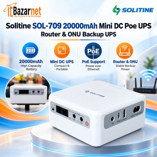 Solitine SOL709 20000mAh PoE Mini DC UPS Image