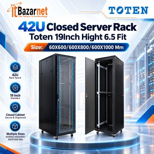 42U Closed Server Rack Toten 19Inch With Colling System Image