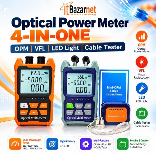 Mini Optical Power Meter with VFL & Cable Tester Image