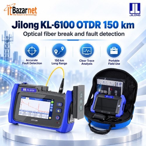 JILONG KL6100 OTDR 150KM Fiber Optic Testing Meter Image