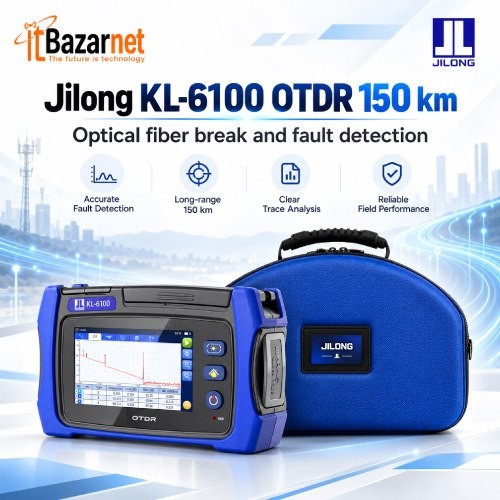 JILONG KL6100 OTDR 150KM Fiber Optic Testing Meter Image